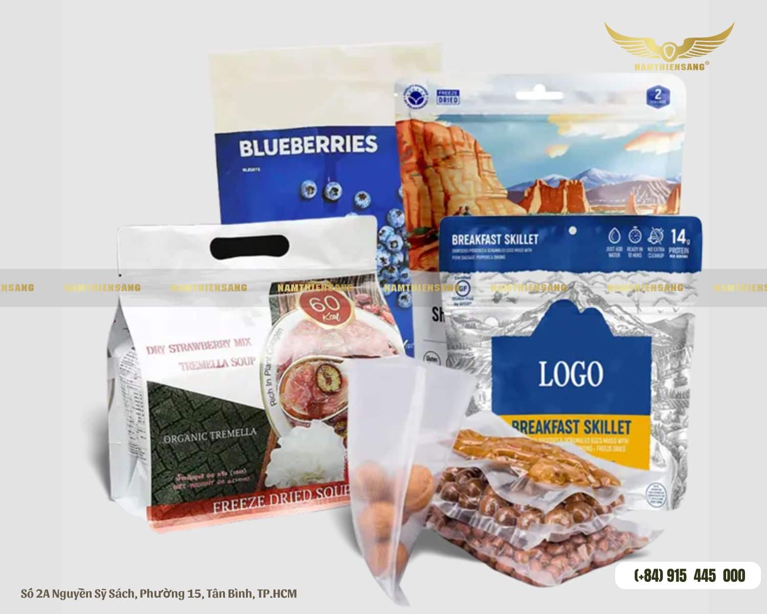 Bao bì thực phẩm đông lạnh có 2 loại phổ biến gồm: 2 lớp và loại 3 lớp và độ dày phổ biến từ 10zem-100zem, Cụ thể: